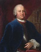 Louis de Silvestre Portrait of Heinrich von Brehl Spain oil painting artist